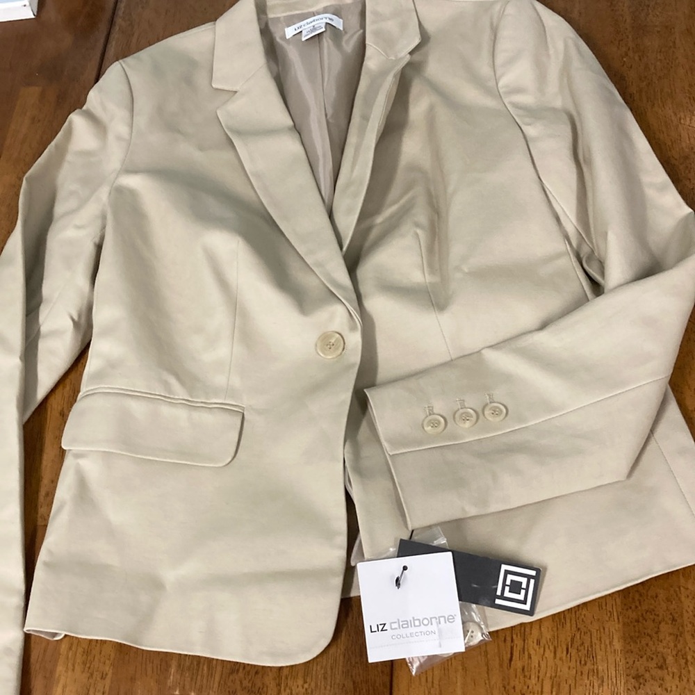 Liz Claiborne Dune Colored Blazer